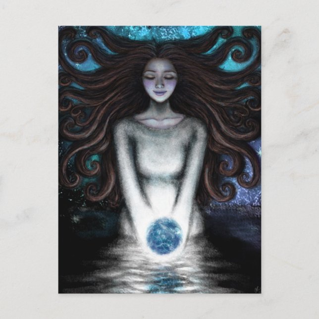 Postal Bautismo de la Tierra (Anverso)