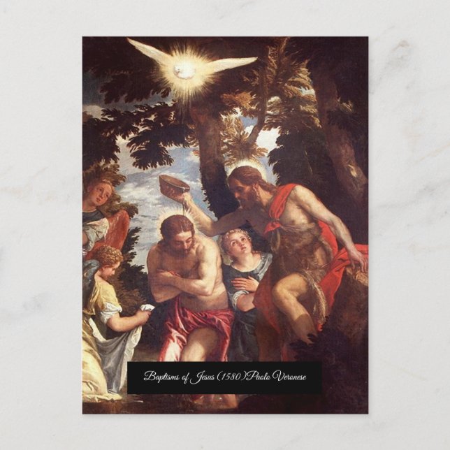 Postal Bautismos de Jesús (Anverso)