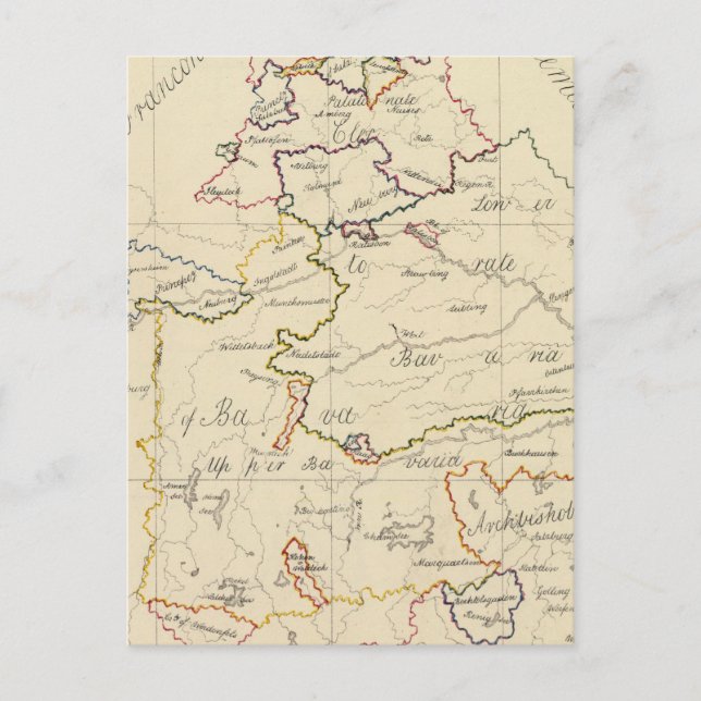 Postal Baviera (Anverso)