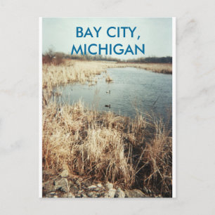 POSTAL BAY CITY, MICHIGAN POSTCARD