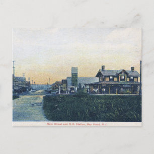 Postal Bay Head, New Jersey, Main St, Vintage Style