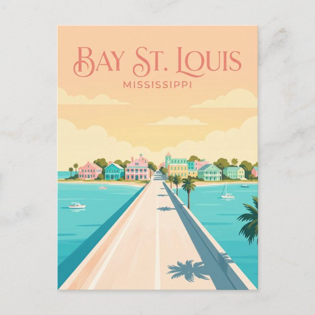 Postal Bay St. Louis Mississippi (Anverso)