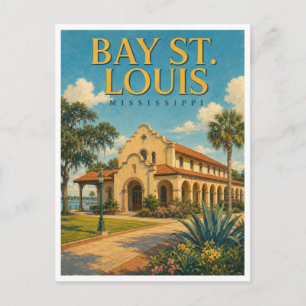 Postal Bay St. Louis Mississippi Historic Depot GeoSaga