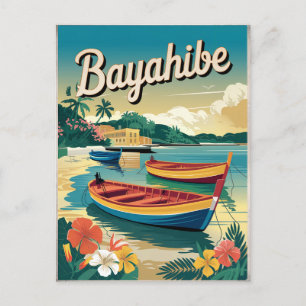 Postal Bayahibe República Dominicana Vintage