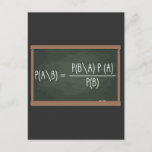 Postal Bayes Teorem Probability TheData Science<br><div class="desc">En teoría y estadísticas de probabilidad,  el teorema de Bayes (alternativamente Bayes law o BayesRule) describe la probabilidad de un evento,  basándose en el conocimiento previo de las condiciones que podrían estar relacionadas con el evento.</div>