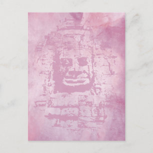 Postal Bayon Face Pink