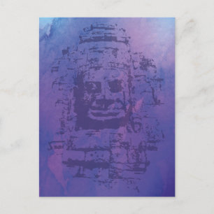 Postal Bayon Face Purple
