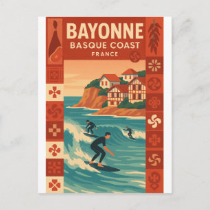 Postal Bayonne — Costa Vasca Francesa