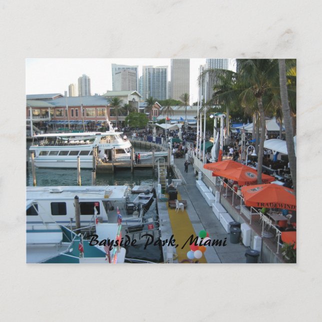Postal Bayside Park, Miami (Anverso)