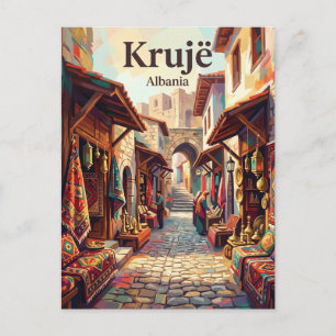 Postal Bazar Viejo de Krujë Albania
