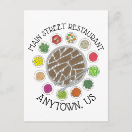 Postal BBBQ Barbacoa Restaurante de comida barbacoa