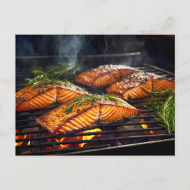 Postal BBQ Glazed Salmon fish