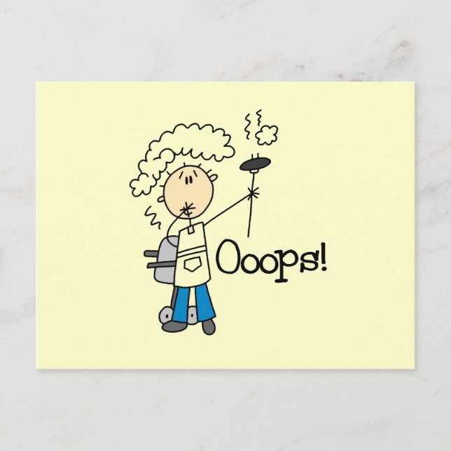 Postal BBQ se fue mal (Anverso)