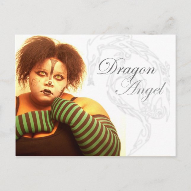 Postal BBW Dragon Angel (Anverso)