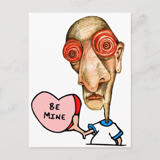 Postal Be+Mine Insomniac (Anverso)