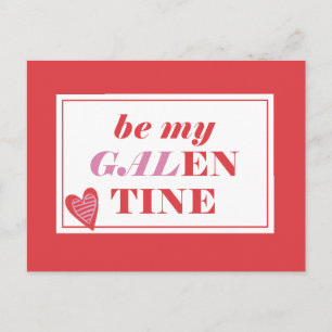 Postal Be my Galentine