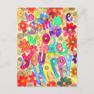 Postal be someone who makes you happy