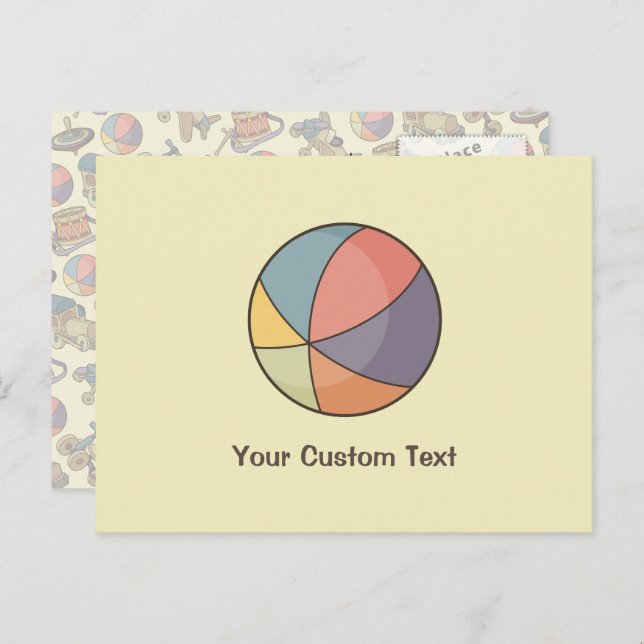 Postal Beach Ball (Anverso / Reverso)