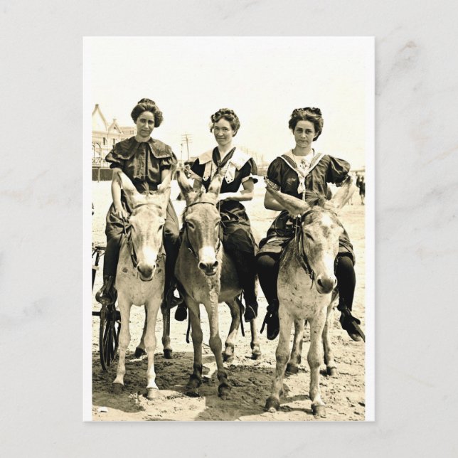 Postal Beach Burros (Anverso)