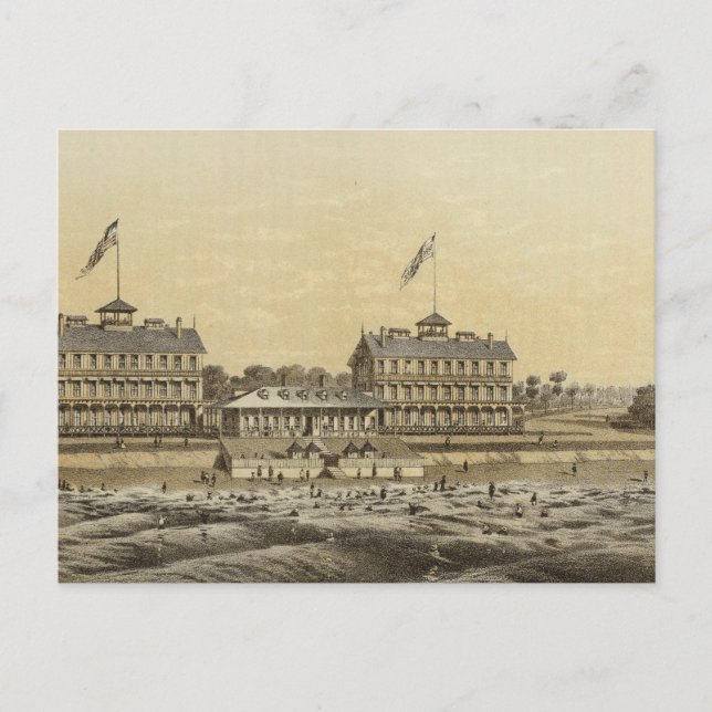 Postal Beach House, Sea Girt, Monmouth Co., NJ (Anverso)
