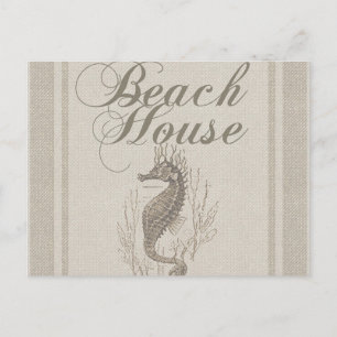 Postal Beach House Seahorse Seashore