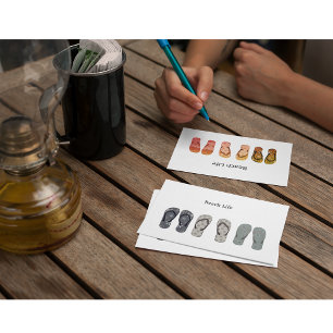 Postal Beach Life, chanclas