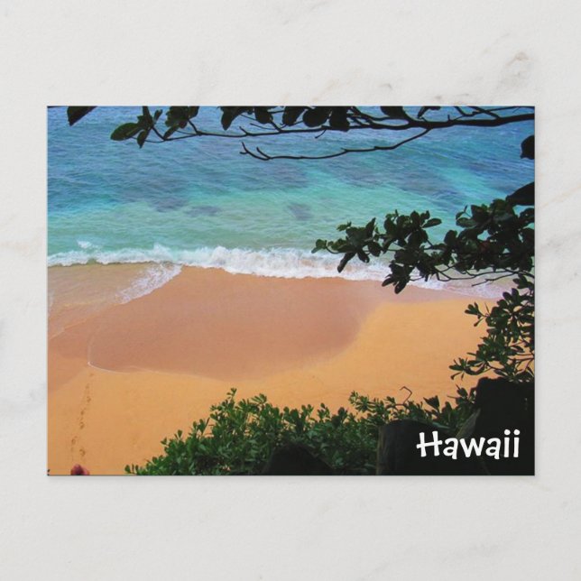 Postal beach paradise hawaii (Anverso)