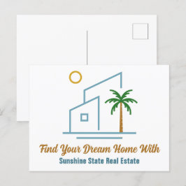 Postal Beach Real Estate Company Cute Personalizable