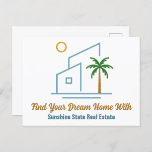 Postal Beach Real Estate Company Cute Personalizable