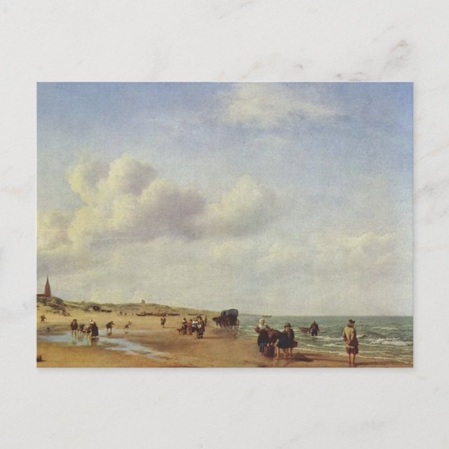 Postal Beach Scheveningen Holland Velde (Anverso)
