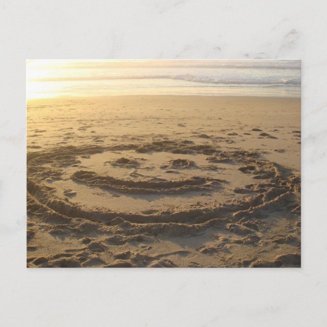 Postal Beach Smile Sunset (Anverso)