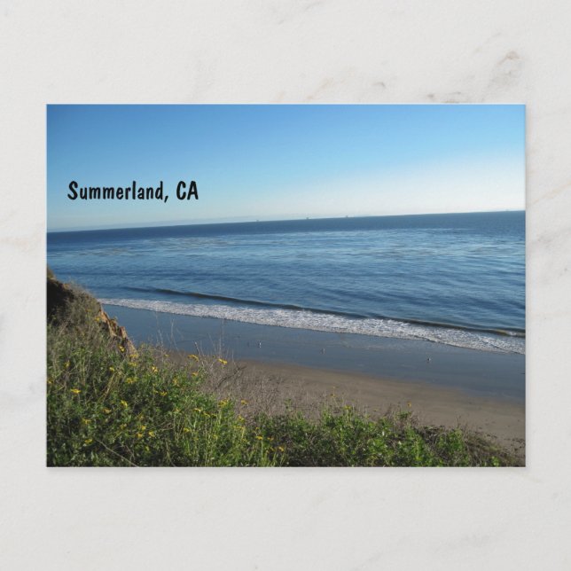 Postal Beach, Summerland, California (Anverso)