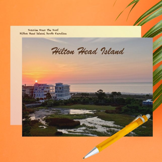 Postal Beach Sunrise Hilton Head Island South Carolina (Subido por el creador)