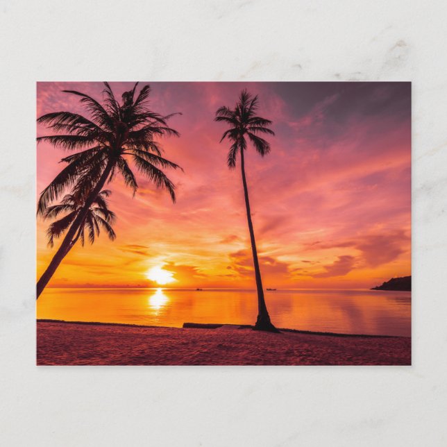 postal Beach Sunset (Anverso)