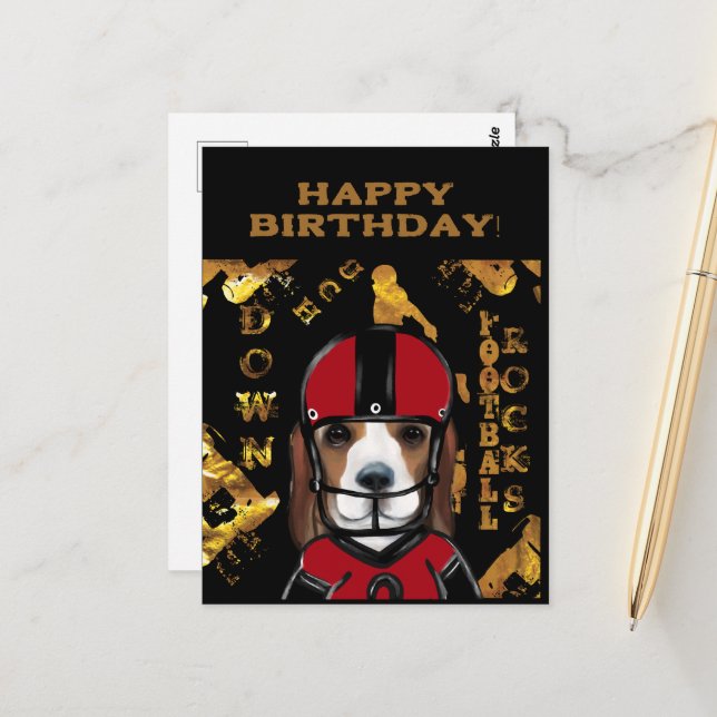 Postal Beagle (Anverso/Reverso In Situ)