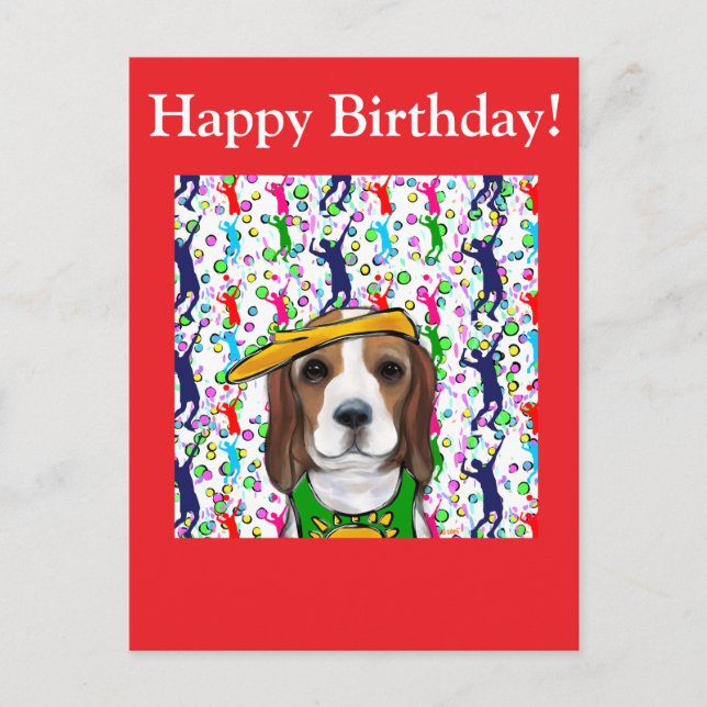 Postal Beagle  (Anverso)