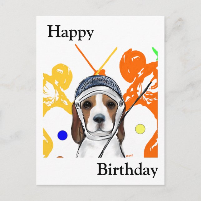 Postal Beagle  (Anverso)