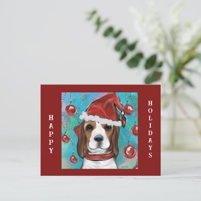 Postal Beagle (Anverso de pie)