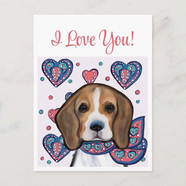 Postal Beagle       (Anverso)