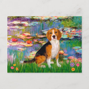 Postal Beagle 7 - Lilies 2