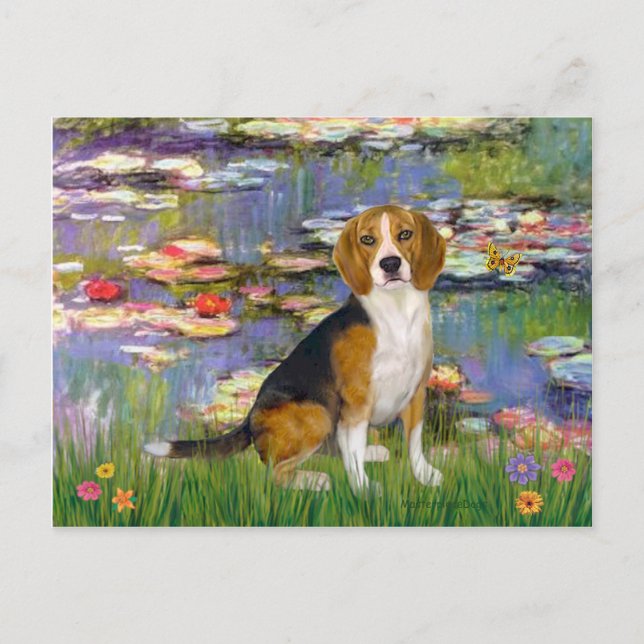 Postal Beagle 7 - Lirios 2 (Anverso)