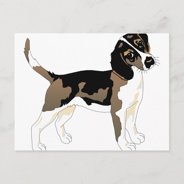 Postal beagle art 2 (Anverso)