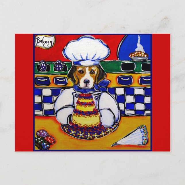 Postal Beagle Chef (Anverso)