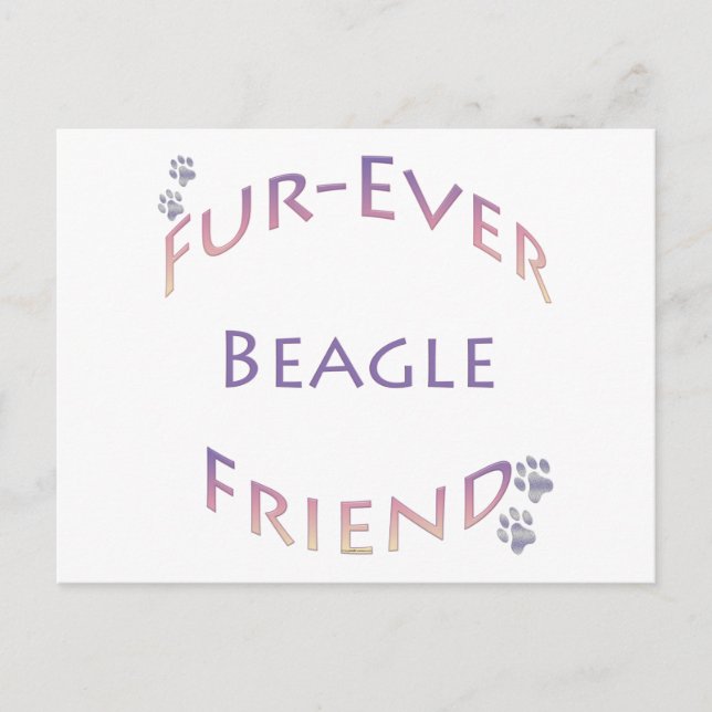 Postal Beagle Furever (Anverso)