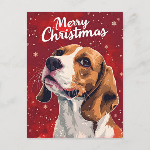 Postal Beagle Navidades