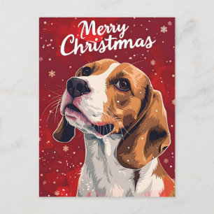 Postal Beagle Navidades