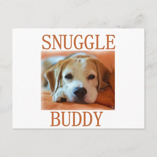 Postal beagle snuggle (Anverso)