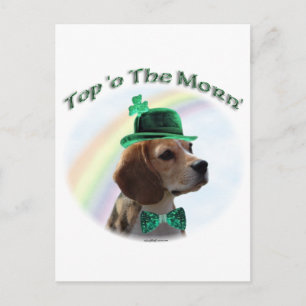 Postal Beagle Top of the Morn'; Beagle St. Patrick's day