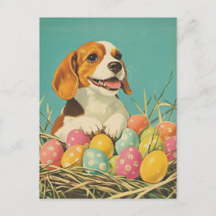 Postal Beagle Vintage Easter