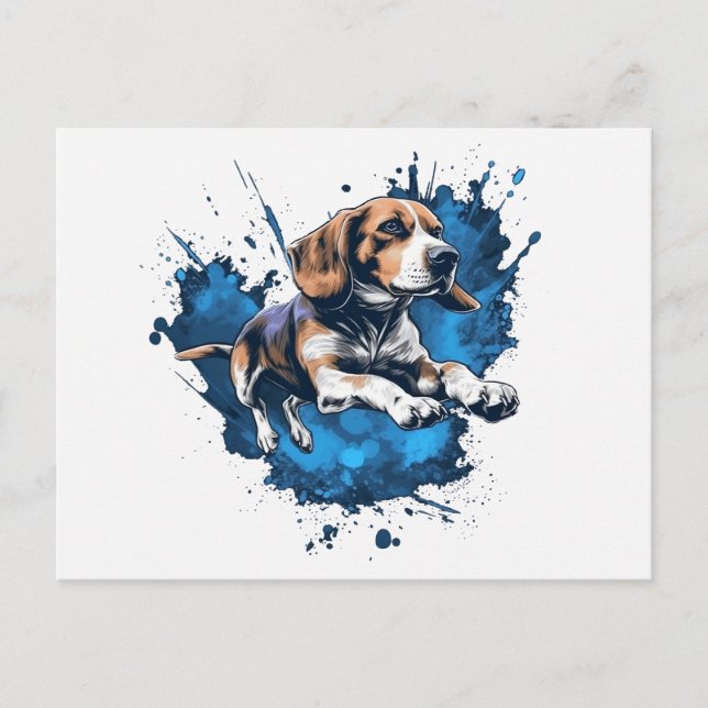 Postal Beagle Water Sport (Anverso)
